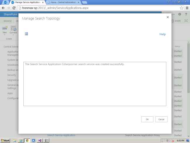 search service application